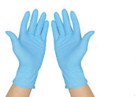 抵抗力がある青く使い捨て可能な手袋、生殖不能のニトリルの手袋の適用範囲が広い操作を入れて下さい サプライヤー