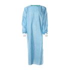 反静的で青い分離のガウンは、生殖不能の手術衣編みましたり/綿の袖口 サプライヤー