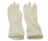 マイクロ粗雑面の生殖不能の検査の手袋、白い乳液の手袋の低蛋白のレベル サプライヤー