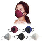 反ウイルスの折り畳み式FFP2マスクの縦の折目平らな呼吸フィルター マスク サプライヤー