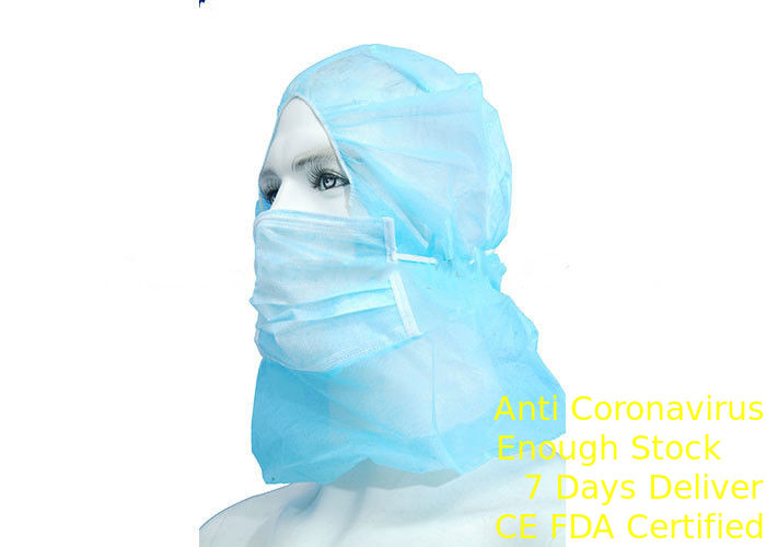 乳液の自由で使い捨て可能な帽子およびマスクの使い捨て可能な頭部カバー調節可能な鼻棒 サプライヤー