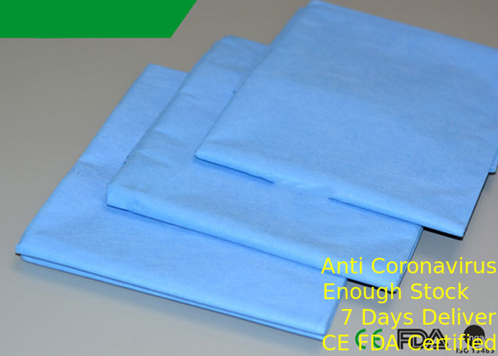 PP平らなDrapはポリプロピレンのベッド・カバー使い捨て可能な40&quot;をX48」青い色広げます サプライヤー