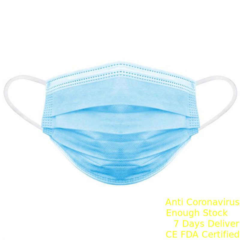 抗菌性の使い捨て可能な塵の口のマスク非編まれた3つの層のマスク サプライヤー