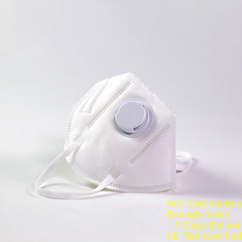 N95縦の折るマスクによって着色されるFFP2防塵マスク大人のための4つの層の保護 サプライヤー