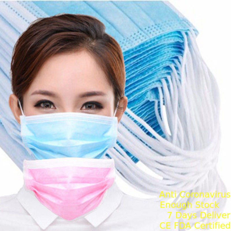 公共の場の使い捨て可能な呼吸マスク、3は非編まれたマスクに執ように勧めます サプライヤー