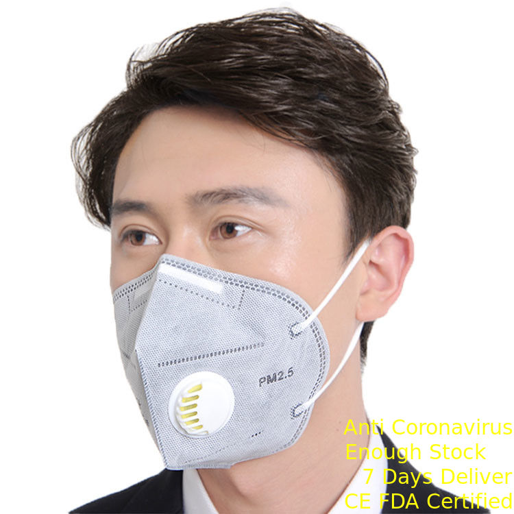 安全医学のマスクを身に着けている折り畳み式FFP2マスクの非編まれた生地の反塵 サプライヤー
