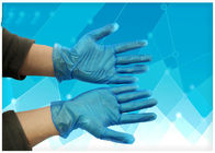 多目的の青い外科手袋、ビニールの検査の手袋は自由な粉になりましたり/粉 サプライヤー