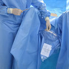 泌尿器科学の使い捨て可能な手術衣の快適な生地の物質的なニットの袖口の反引き サプライヤー
